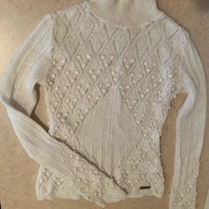 Galliano wool embroidery sweater